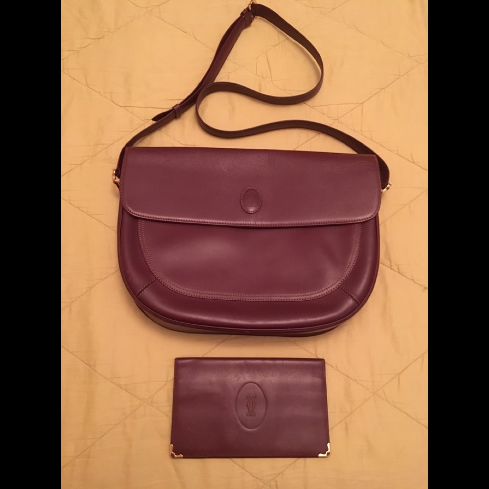 Cartier Leather Crossbody Bag wallet HOST PICK❤️